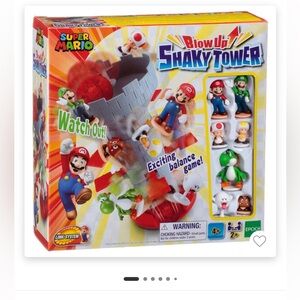 Blow up shaky tower super Mario